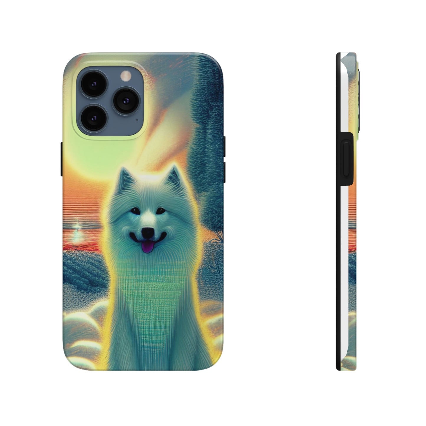 Samoyed Snow Angel Tough Phone Cases