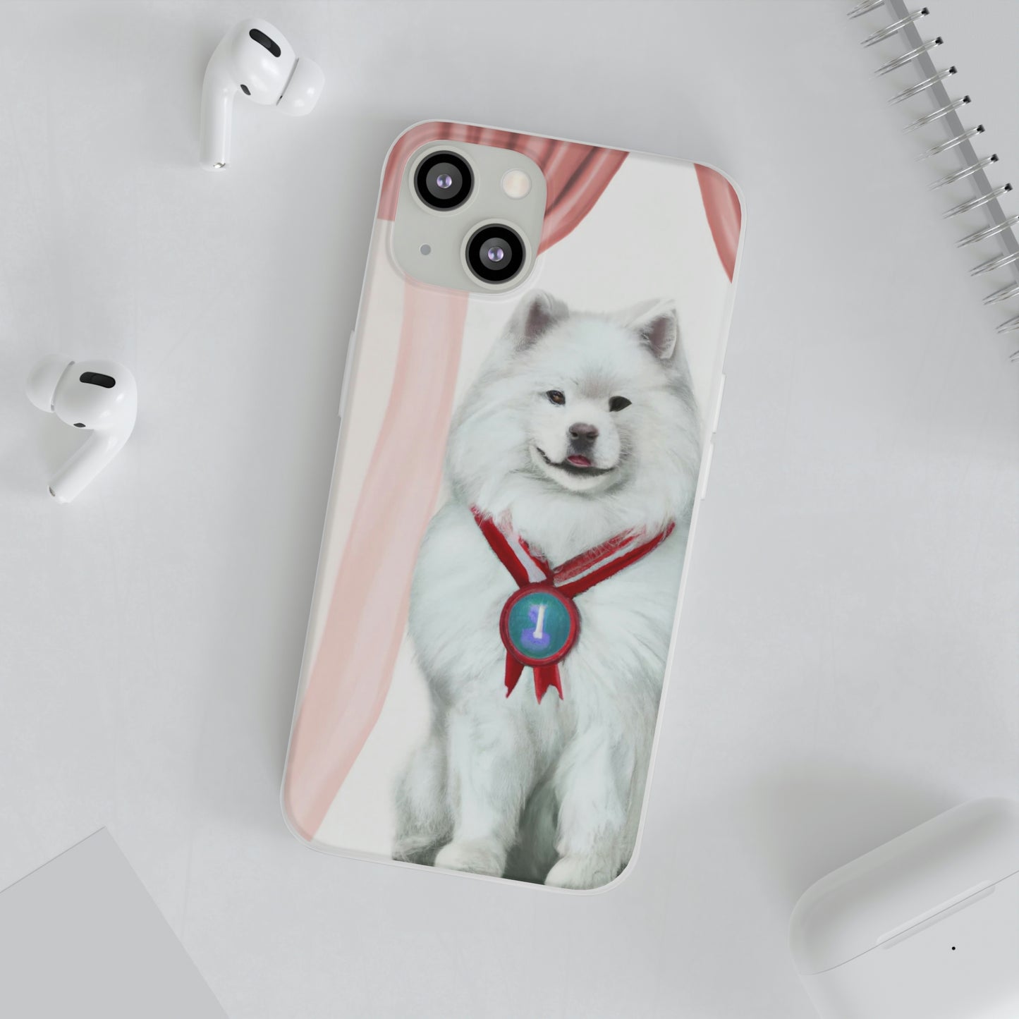 winner Samoyed Flexi iPhone Case